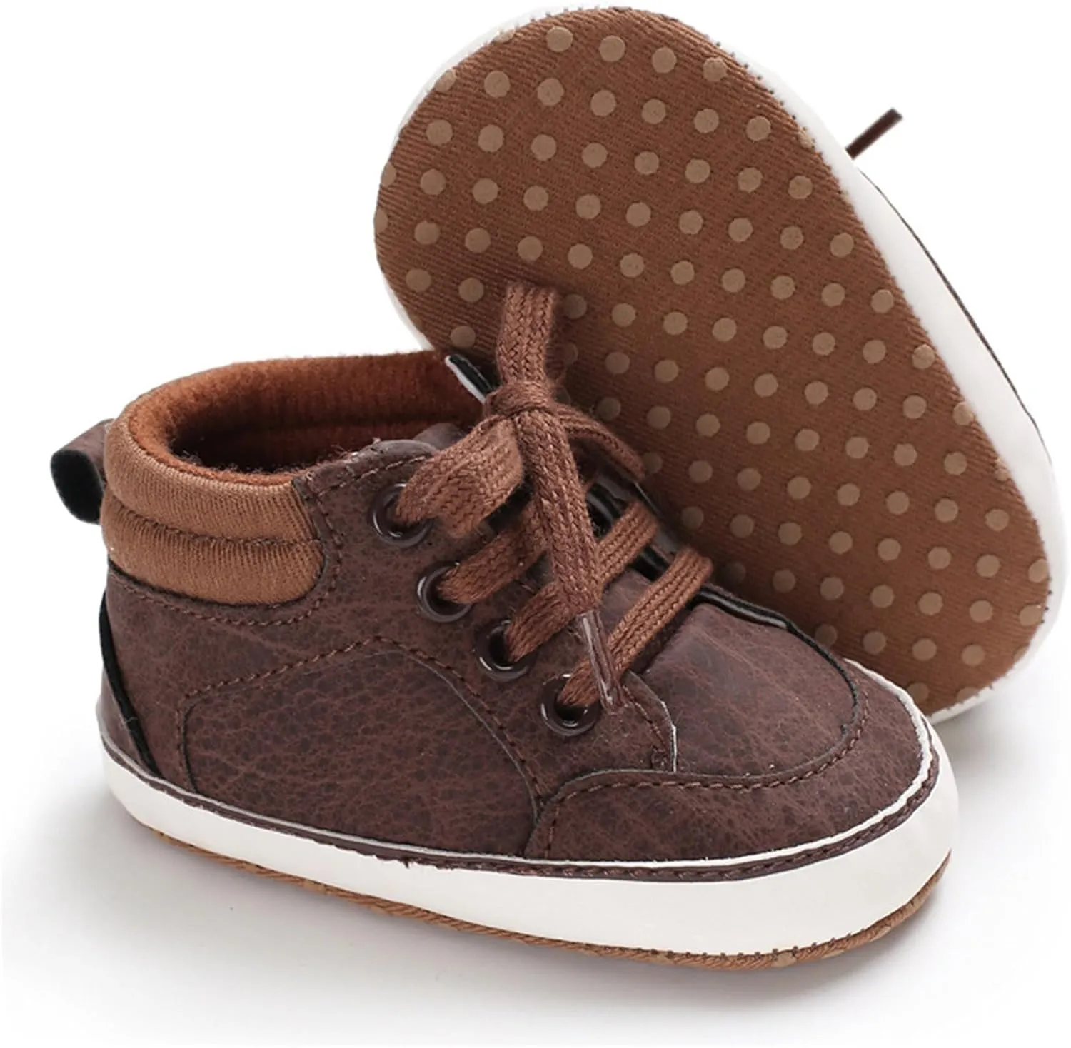 Toddler Girls Boys High Top Canvas Shoes Soft Rubber Sole Warm Sport Shoes Outdoor Casual Solid Boots with Strap
