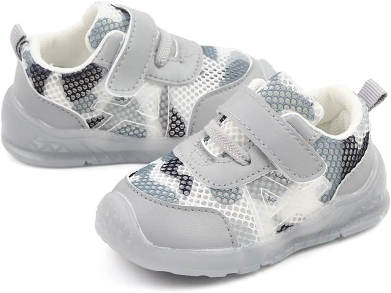 Toddlers Shoes Size 6 Boys and Girls Children Breathable Hook Loop Non Slip Soft Sole Size 7 Toddler Boy Shoes
