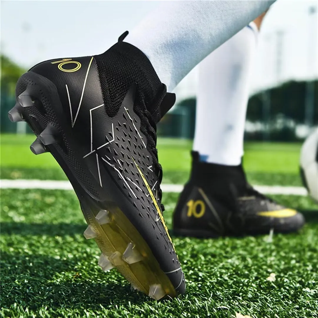Turf Soccer Shoes Men Women Indoor Soccer Cleats Youth Football Boots Adult High Top Training Zapatos de Fútbol TF FG