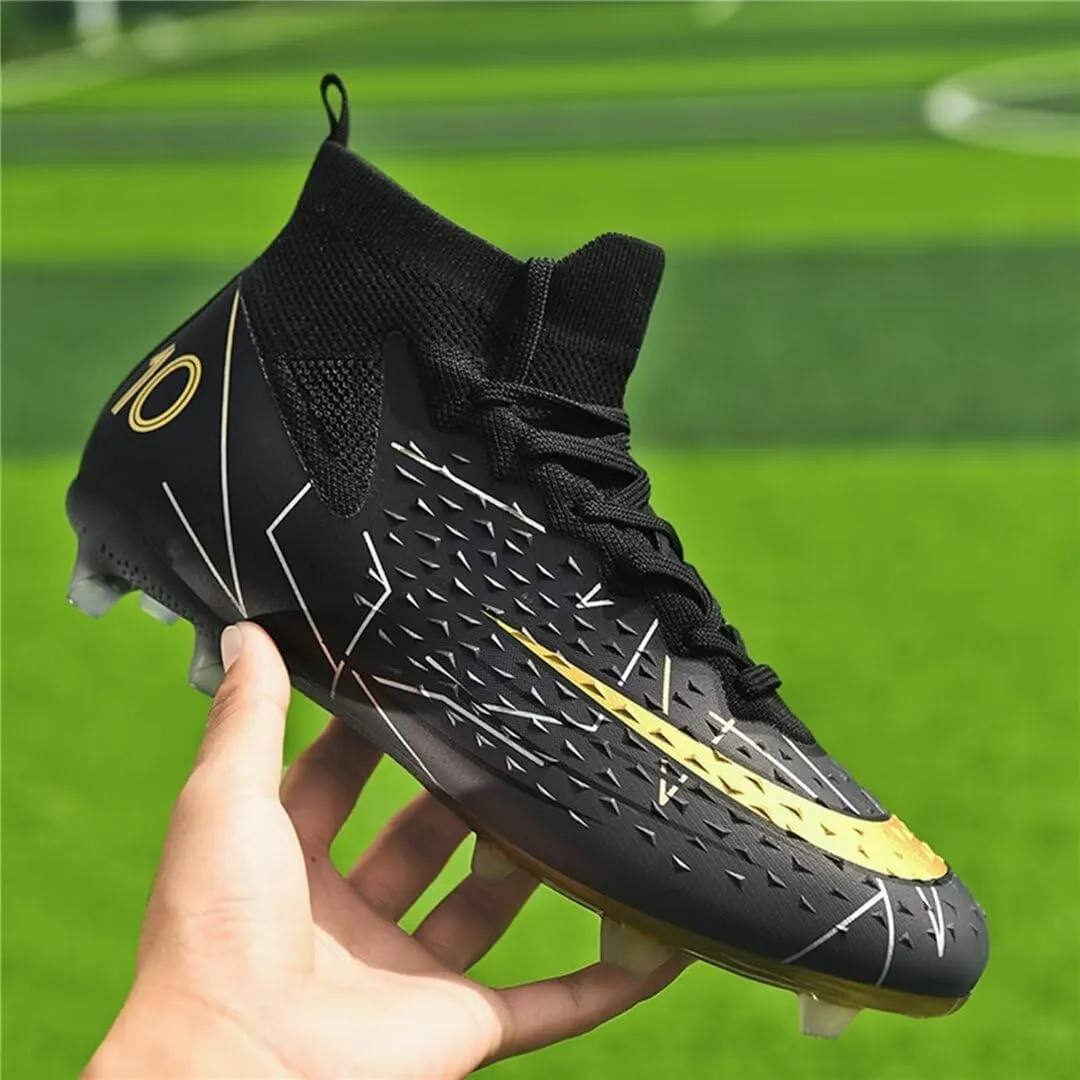 Turf Soccer Shoes Men Women Indoor Soccer Cleats Youth Football Boots Adult High Top Training Zapatos de Fútbol TF FG