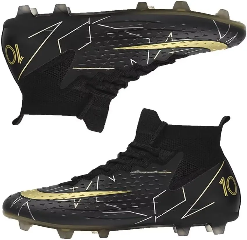 Turf Soccer Shoes Men Women Indoor Soccer Cleats Youth Football Boots Adult High Top Training Zapatos de Fútbol TF FG