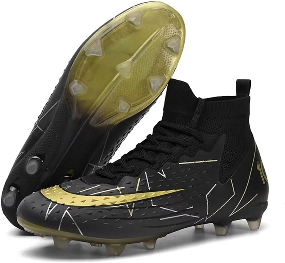 Turf Soccer Shoes Men Women Indoor Soccer Cleats Youth Football Boots Adult High Top Training Zapatos de Fútbol TF FG