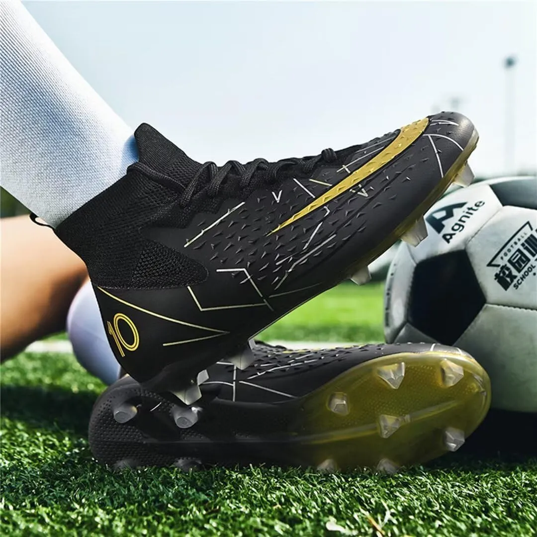 Turf Soccer Shoes Men Women Indoor Soccer Cleats Youth Football Boots Adult High Top Training Zapatos de Fútbol TF FG