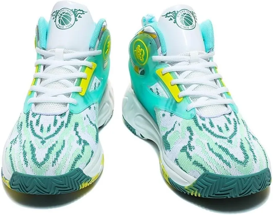 Unisex Basketball Shoes High Cut Lightweight Wear-Resistant Breathable Outdoor Sports Running Shoes