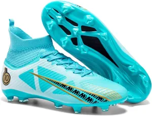 Unisex Youth Football Cleats,High Top Training,Soccer Cleats Girls,Non-Slip Breathable,Soccer Cleats Girls,for Kid Outdoor