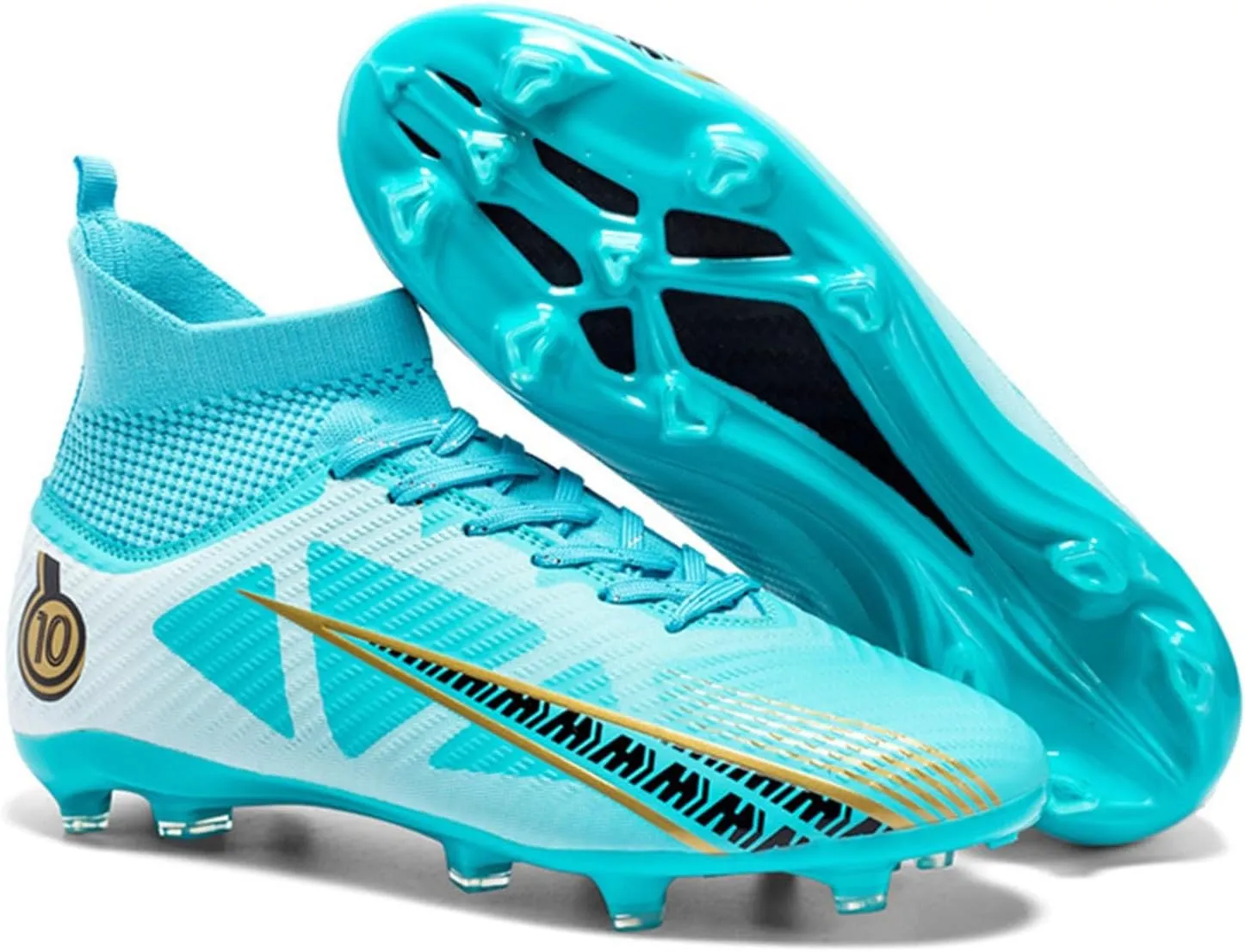 Unisex Youth Football Cleats,High Top Training,Soccer Cleats Girls,Non-Slip Breathable,Soccer Cleats Girls,for Kid Outdoor