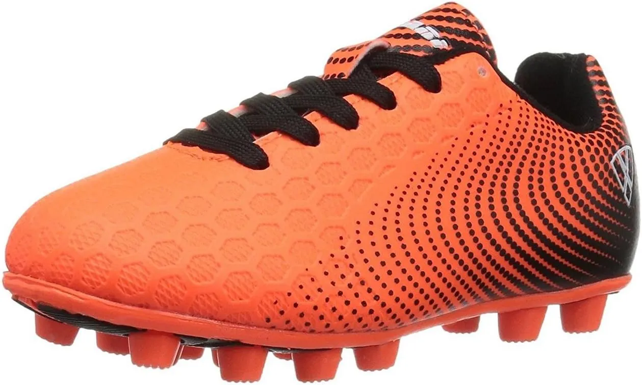 Vizari USA Stealth Boys Girls Soccer Cleats | Youth Firm Ground Athletic Outdoor Football Shoes for Toddler, Little Kid, Big Kid | Lightweight & Durable