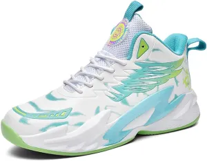 WILTENA Womens Fashion Mesh Breathable Anti-Slip Basketball Shoes Mens Sports Athletic Running Training Sneakers Casual Shoes