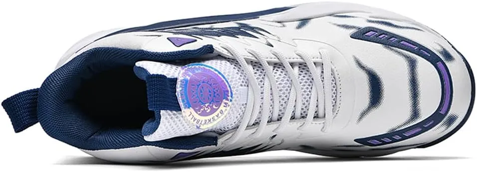 WILTENA Womens Fashion Mesh Breathable Anti-Slip Basketball Shoes Mens Sports Athletic Running Training Sneakers Casual Shoes