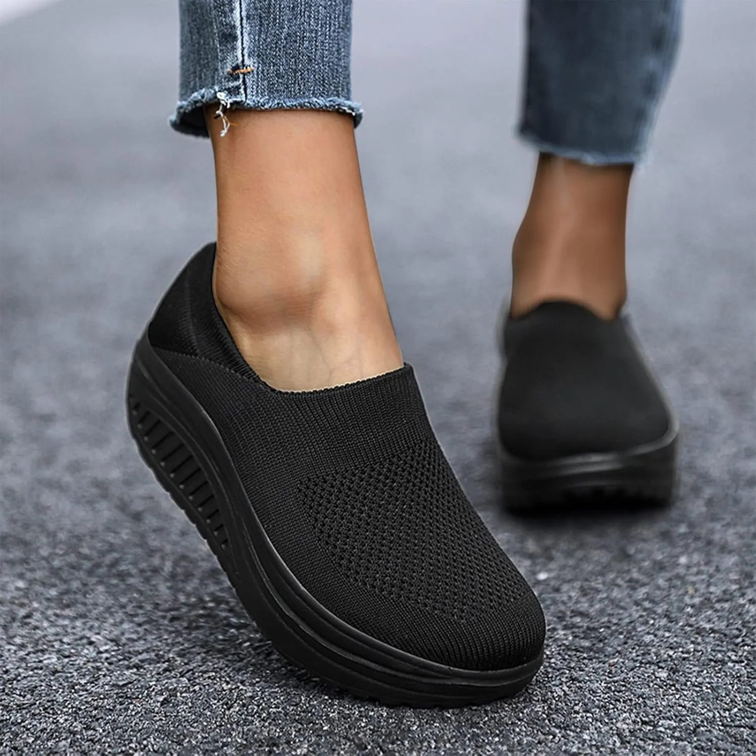 Women Black Sneakers Size 7.5 Zapatos De Vestir Para Mujer Con Juanetes Shoes for Women Sneakers 9 Wedge Fashion Sneakers for Women 2023 Athletic Shoes with Wide Toe Box for Women
