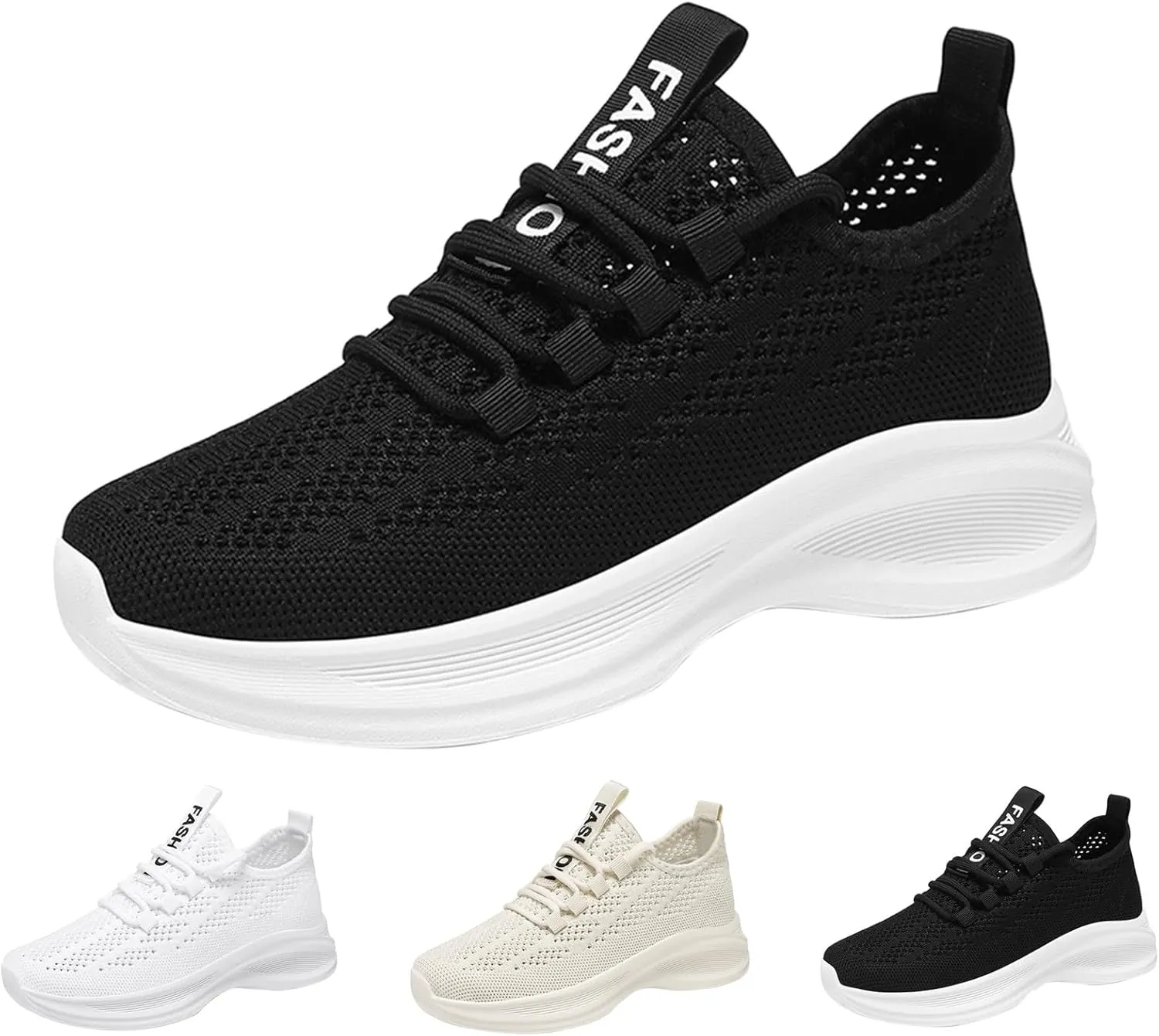 Women Lightweight Mesh Sneaker Breathable Running Cloud Soft Sole Non Slip Sports Athletic Tennis Trainer Shoes