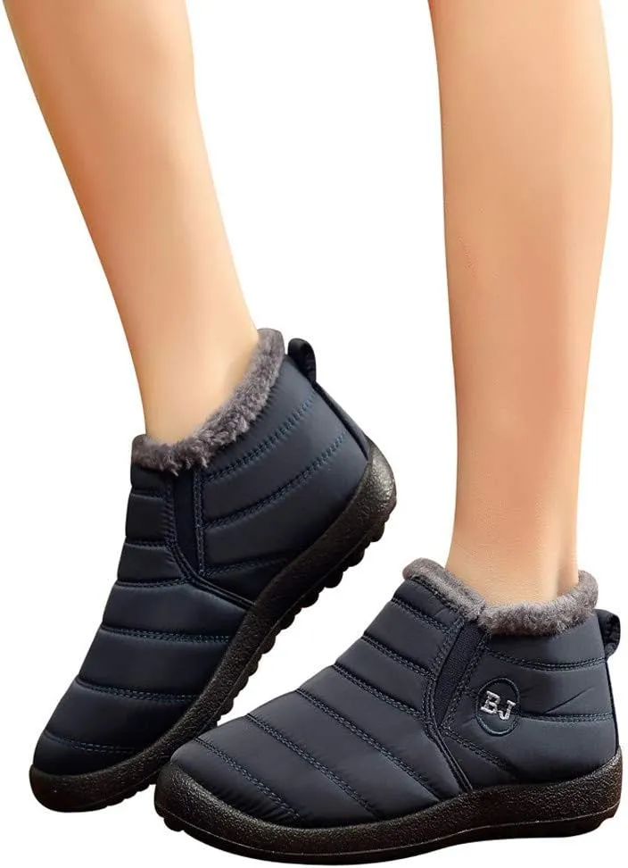 Womens Boots Winter Cute Ladies Premium Warm & Comfy Snow Boots Snow Boots Womens Winter Ankle Boots Ladies Plush Lined Snow Boot Barefoot Shoes Men Mens Booties Winter