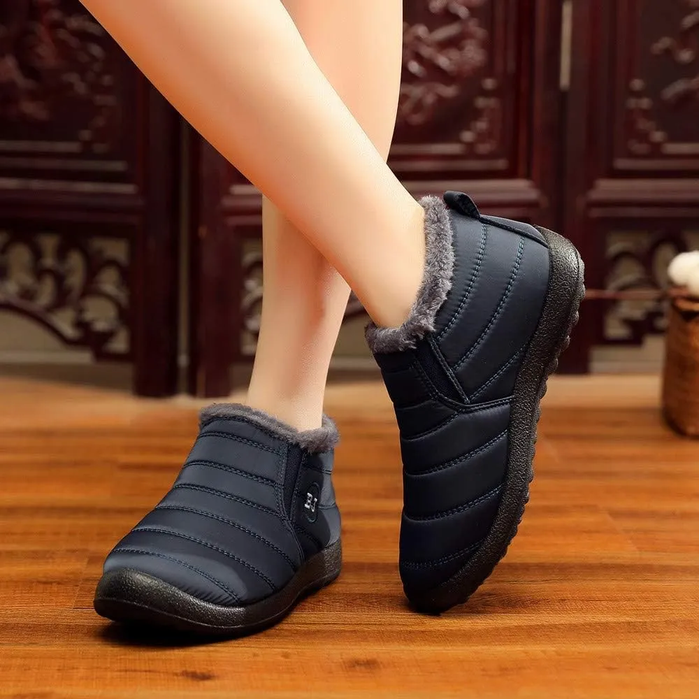 Womens Boots Winter Cute Ladies Premium Warm & Comfy Snow Boots Snow Boots Womens Winter Ankle Boots Ladies Plush Lined Snow Boot Barefoot Shoes Men Mens Booties Winter
