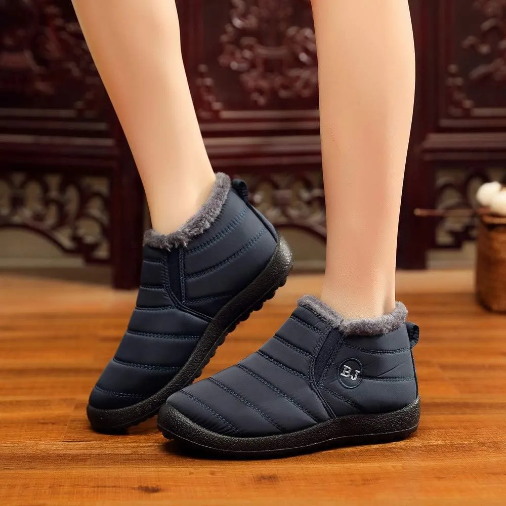 Womens Boots Winter Cute Ladies Premium Warm & Comfy Snow Boots Snow Boots Womens Winter Ankle Boots Ladies Plush Lined Snow Boot Barefoot Shoes Men Mens Booties Winter