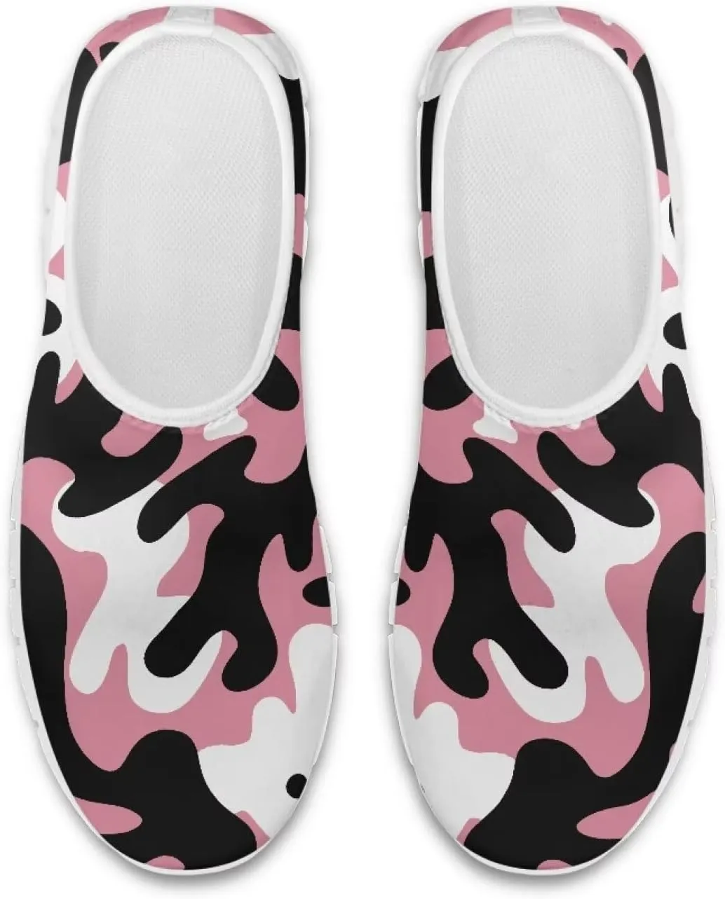Women’s Canvas Shoes Low Top Fashion Sneakers Slip on Walking Shoe（White Sole）