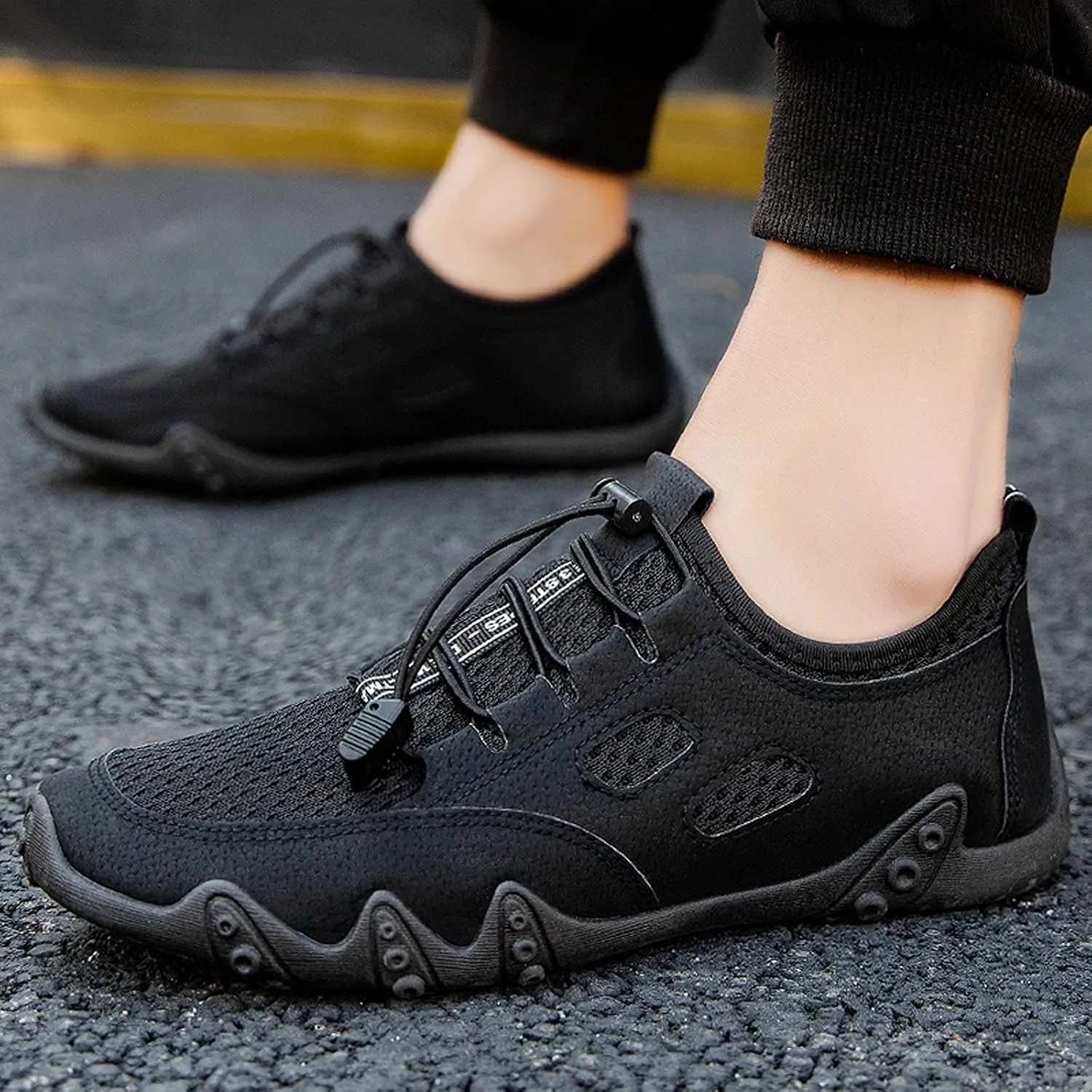 Women's Fashion Sneaker Lace Up Low Top Comfortable Walking Shoes High Top Tennis Shoes Women Mens Platform Loafers Mens Dress Sneakers Black