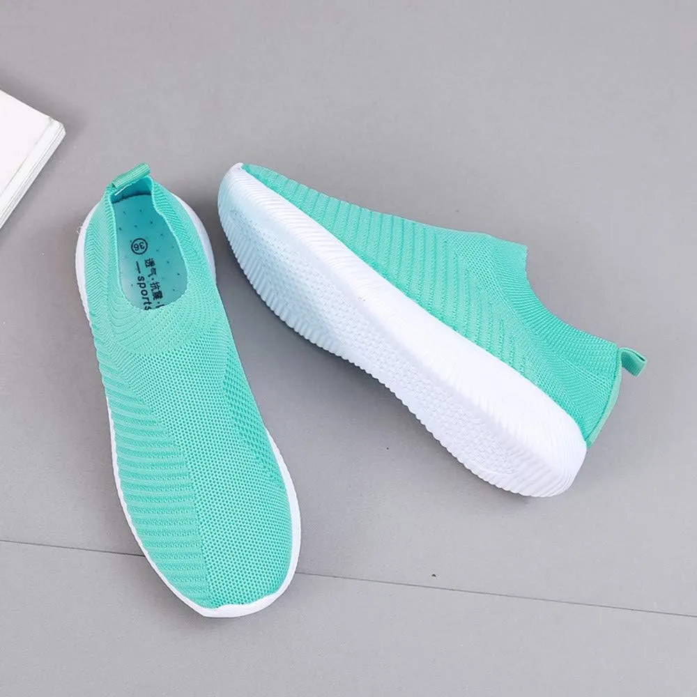 Women's Fashion Sneaker Mesh Slip On Black Non Slip Shoes for Women Comfortable Wide Tennis Shoes for Men Womens Comfortable Loafers White Sneakers for Men