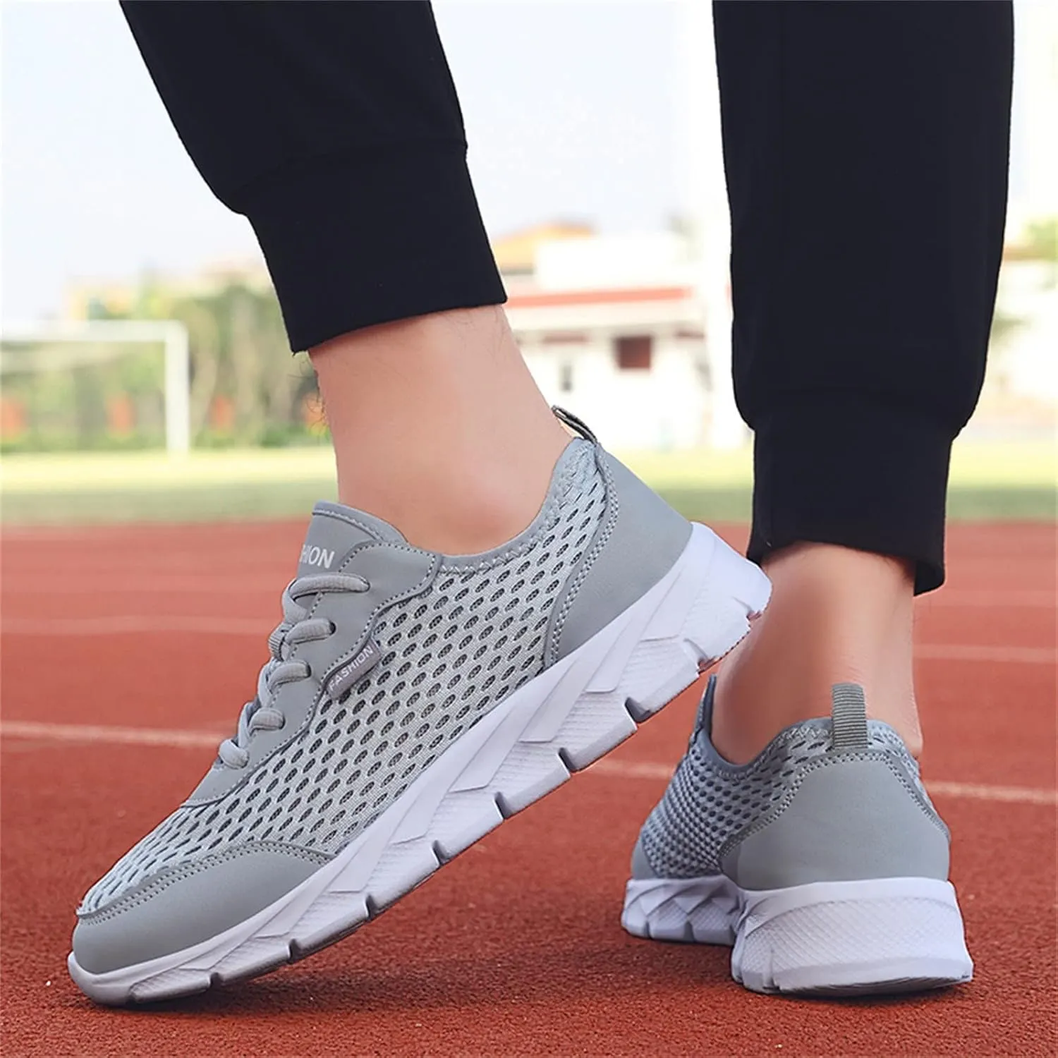 Women's Fashion Sneaker Mesh Slip On Black Non Slip Shoes for Women Comfortable Wide Tennis Shoes for Men Womens Comfortable Loafers White Sneakers for Men