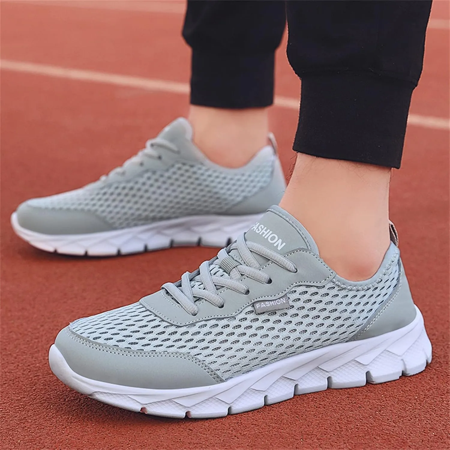 Women's Fashion Sneaker Mesh Slip On Black Non Slip Shoes for Women Comfortable Wide Tennis Shoes for Men Womens Comfortable Loafers White Sneakers for Men