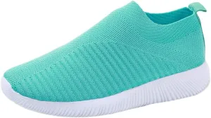 Women's Fashion Sneaker Mesh Slip On Black Non Slip Shoes for Women Comfortable Wide Tennis Shoes for Men Womens Comfortable Loafers White Sneakers for Men