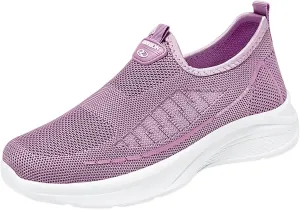 Women's Fashion Sneakers with Arch Support Women Slip On Sneakers Wide Womens Athletic Shoes Plantar Fasciitis Sneakers Women Arch Support White Cute Black Sneakers for Women