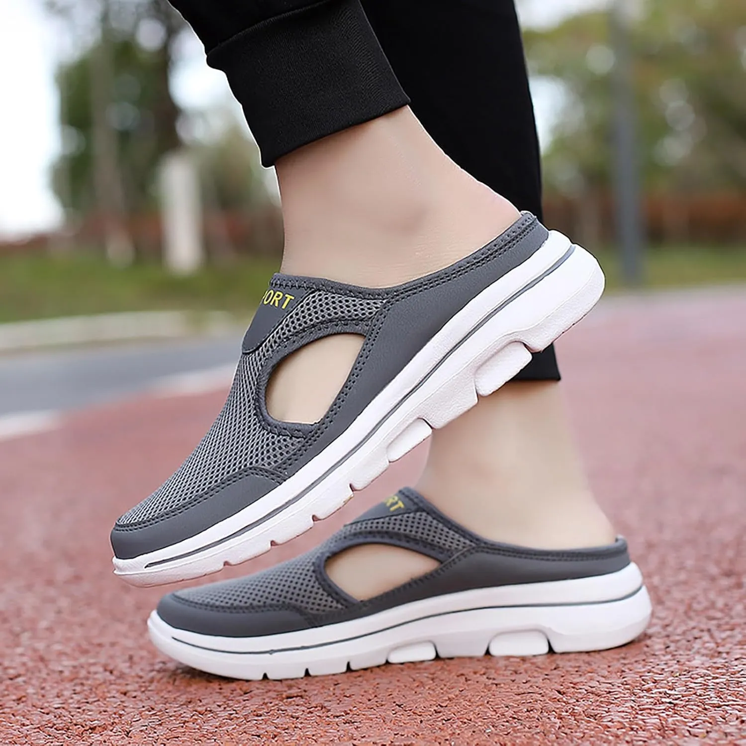 Womens Running Shoes Food Service Ladies Casual Shoes Waterproof Sneakers Comfortable Orthopedic Sandals Waterproof Tennis Shoe Loafers Casual Slip On