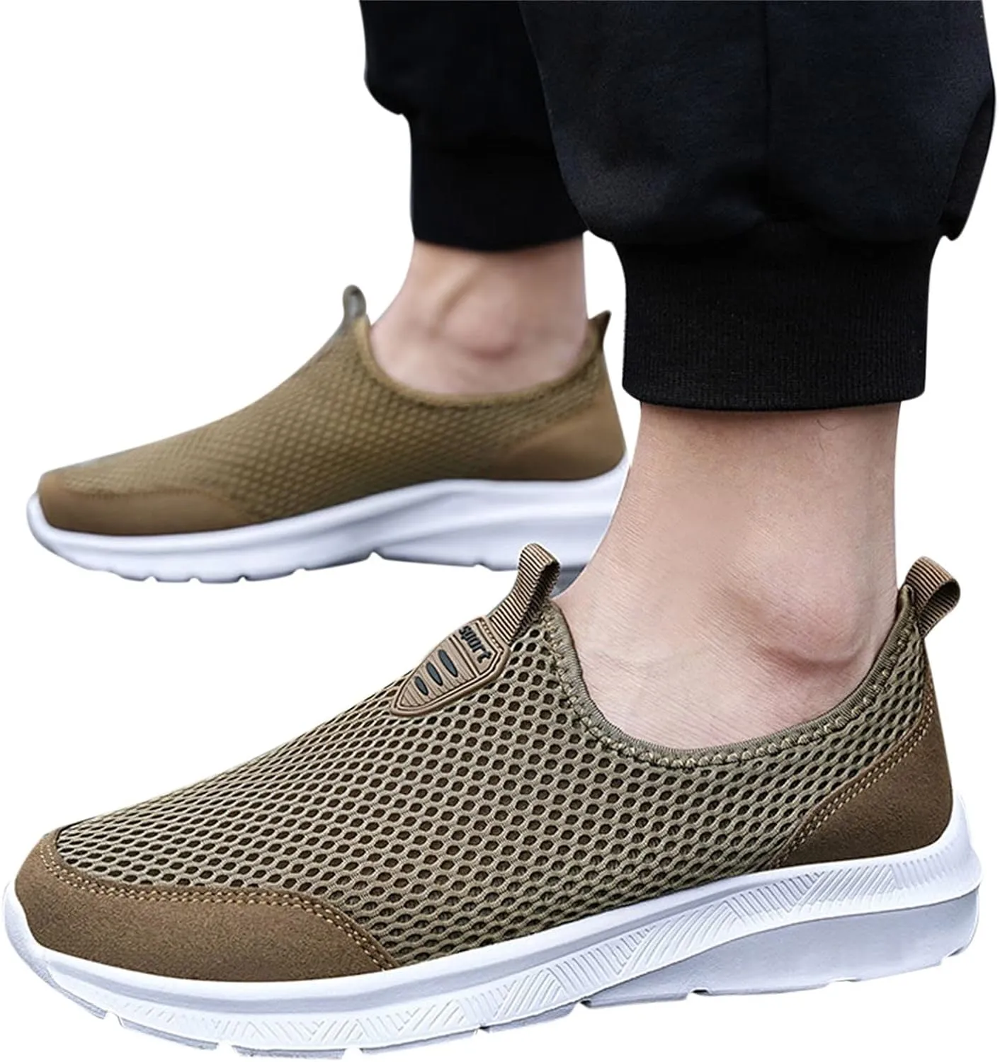 Women's Slip On Sneakers Lightweight Breathable Mens Dress Shoes Winter Men's Casual Dress Shoes Black Platform Sneaker Platform Tennis Shoe Loafers Dress Shoe