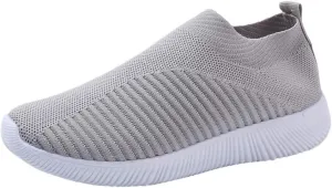 Womens Slip on Walking Shoes Comfort Lightweight Mens Running Shoes Lightweight Casual Work Shoes Walking Sneakers Waterproof Tennis Shoe Cross Trainer Shoe