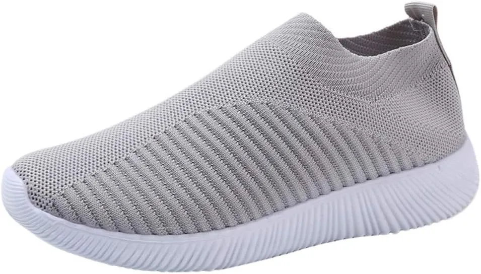 Womens Slip on Walking Shoes Comfort Lightweight Mens Running Shoes Lightweight Casual Work Shoes Walking Sneakers Waterproof Tennis Shoe Cross Trainer Shoe