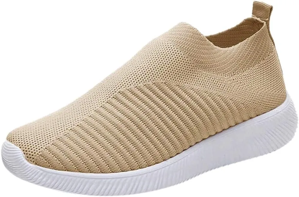 Womens Slip on Walking Shoes Comfort Lightweight Tennis Shoes Men Walking Men's Casual Shoes White Platform Sneakers White Tennis Shoe Loafers Shoe