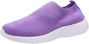 Womens Slip on Walking Shoes Comfort Lightweight Tennis Shoes Men Walking Men's Casual Shoes White Platform Sneakers White Tennis Shoe Loafers Shoe