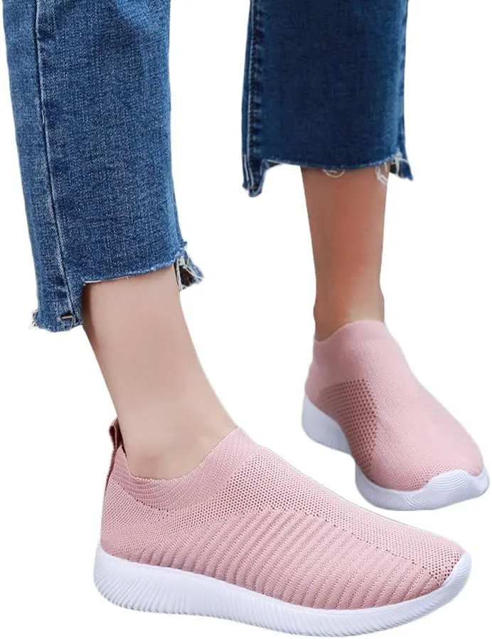Women's Slip On Walking Shoes Running Comfortable Womens Running Shoes Sports Casual Slip On Shoes Shoes Sneakers Waterproof Tennis Shoe Cross Trainer Shoe
