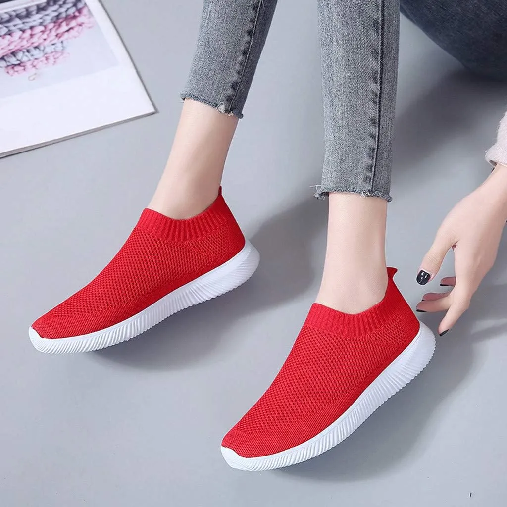 Women's Slip on Walking Shoes Tennis Lightweight Gym Non Slip Work Shoes Women Casual Women's Shoes Casual Fashion Sneakers 2025 Platform Tennis Shoe Trainers Shoe