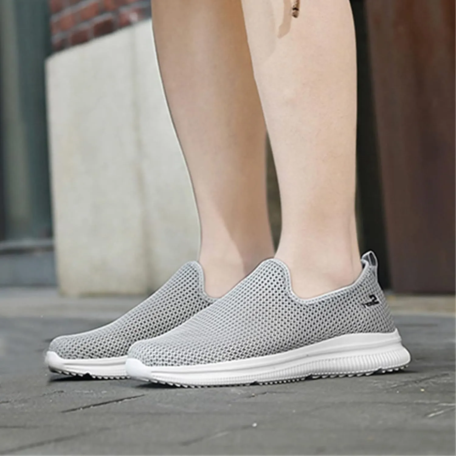 Women's Slip on Walking Shoes Tennis Lightweight Gym Running Shoes for Women Food Service Women's Shoes Casual High Top Sneakers White Tennis Shoe Loafers Shoe