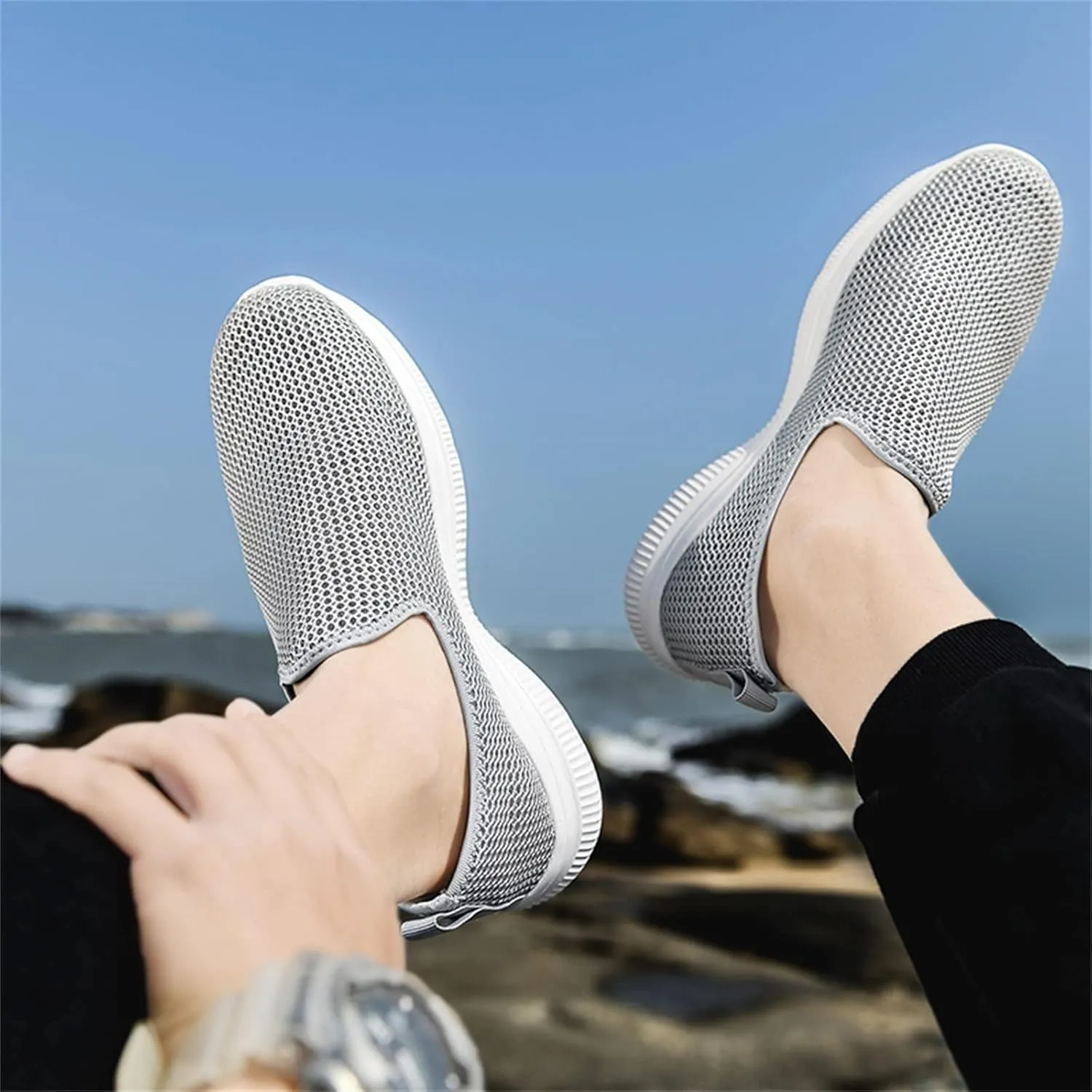 Women's Slip on Walking Shoes Tennis Lightweight Gym Running Shoes for Women Food Service Women's Shoes Casual High Top Sneakers White Tennis Shoe Loafers Shoe