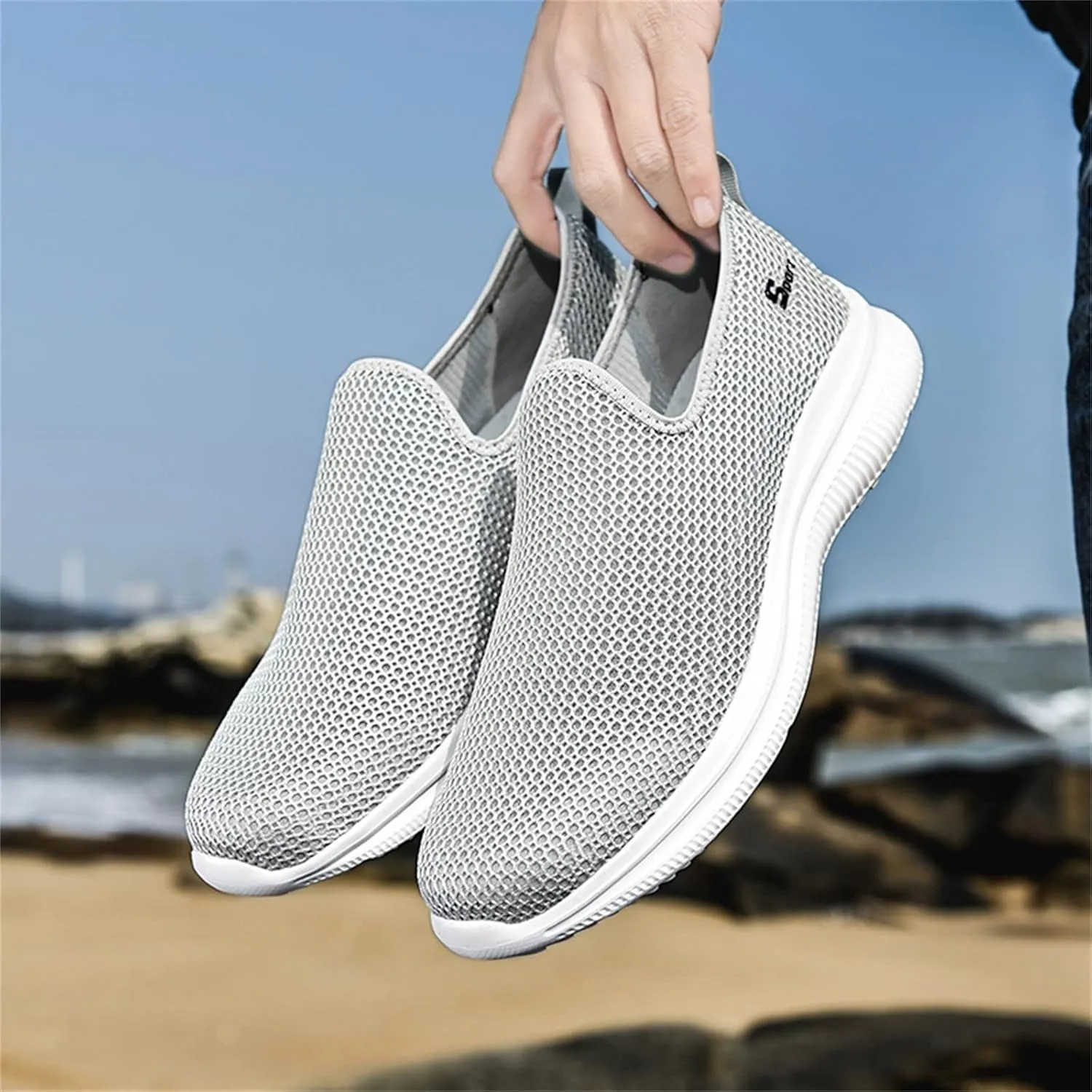 Women's Slip on Walking Shoes Tennis Lightweight Gym Running Shoes for Women Food Service Women's Shoes Casual High Top Sneakers White Tennis Shoe Loafers Shoe