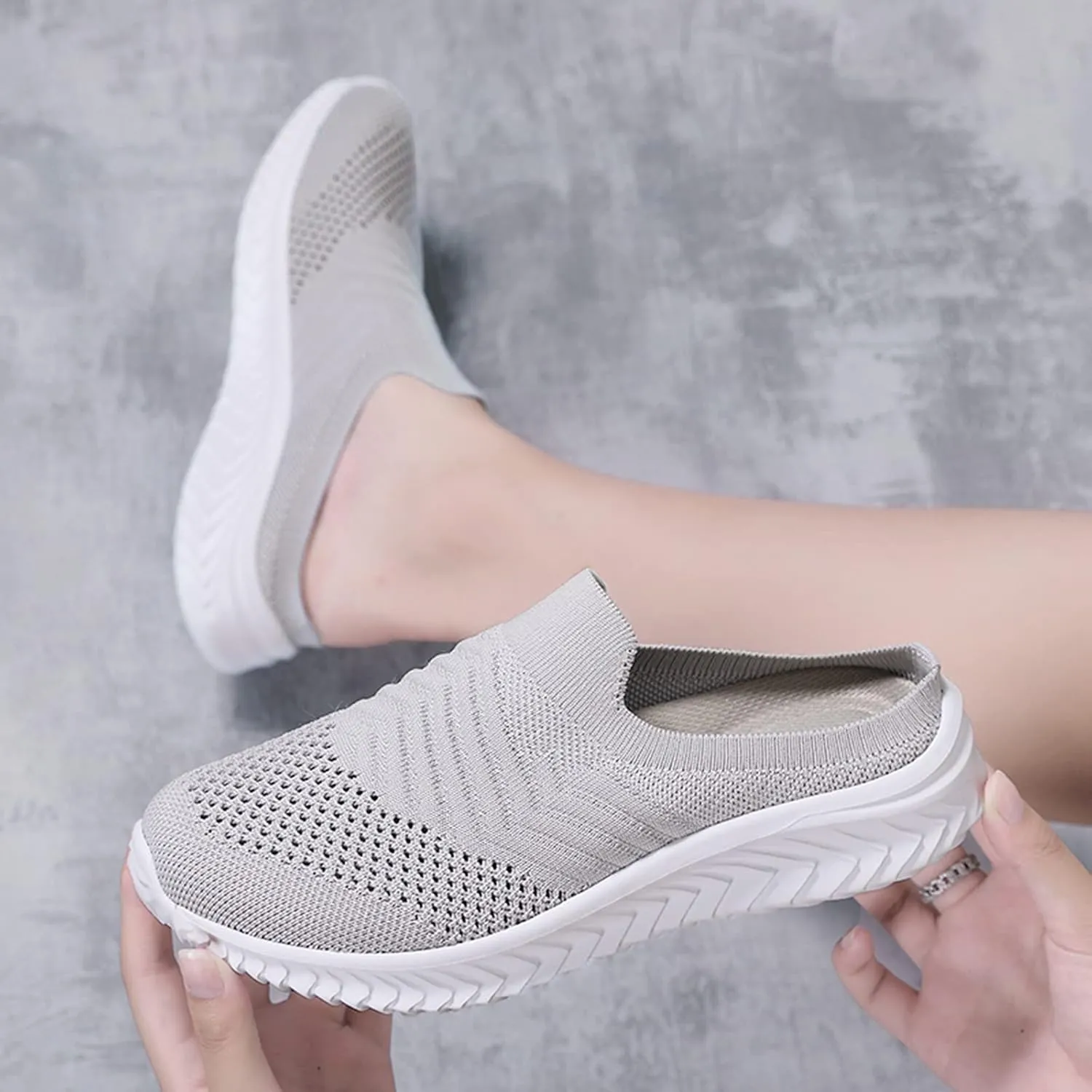 Women's White Fashion Sneakers Platform Sneakers for Women Fashion Flat Shoes for Women Comfortable Dressy Slip on Womens Loafers Wide Width Womens Slip On Sneakers