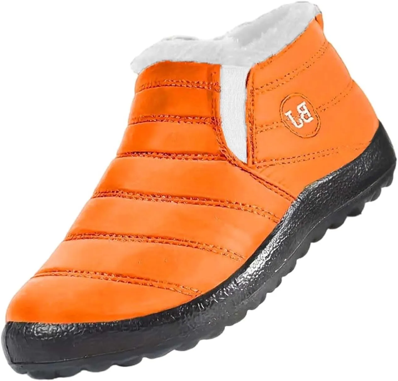 Womens Winter Boots Ankle Adults Warm Shoes for Winter Women Shoes with Hook Loop Barefoot Shoes Grounded Footwear Hiking Water Shoes for Women Men's Winter Booties