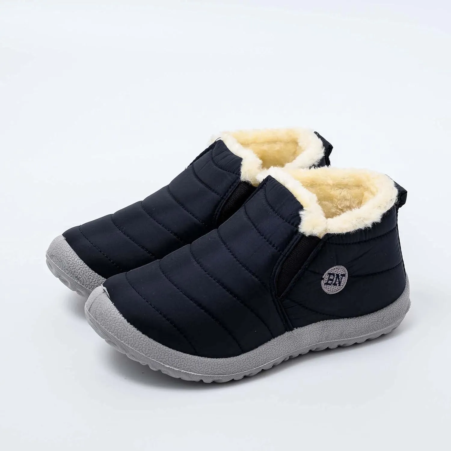 Womens Winter Boots Wide Slip On Warm Boots for Ladies Womens Winter Snow Boots Women Ankle Booties Womens Winter Slip On Boot Hiking Shoes Men Men's Snow Booties