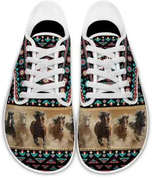 Women's Work Shoes Casual Skate Shoes Lace-Up Running Sneakers Basketball Driving Walking Shoes