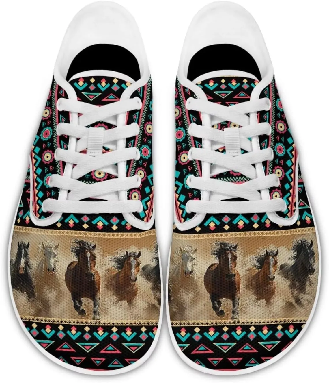Women's Work Shoes Casual Skate Shoes Lace-Up Running Sneakers Basketball Driving Walking Shoes