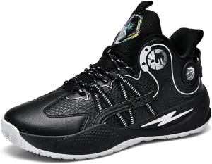 YAXE Unisex Basketball Shoes Breathable Anti Slip and Shock Absorption Training Sneakers for Youth