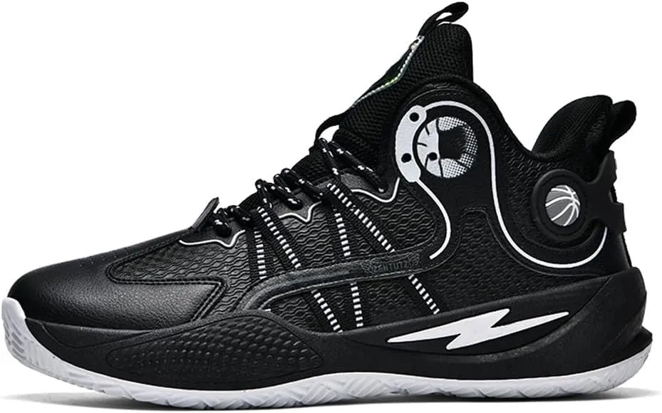 YAXE Unisex Basketball Shoes Breathable Anti Slip and Shock Absorption Training Sneakers for Youth