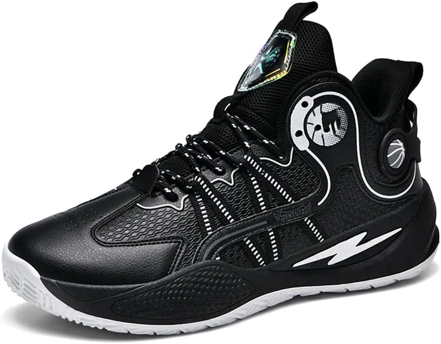 YAXE Unisex Basketball Shoes Breathable Anti Slip and Shock Absorption Training Sneakers for Youth