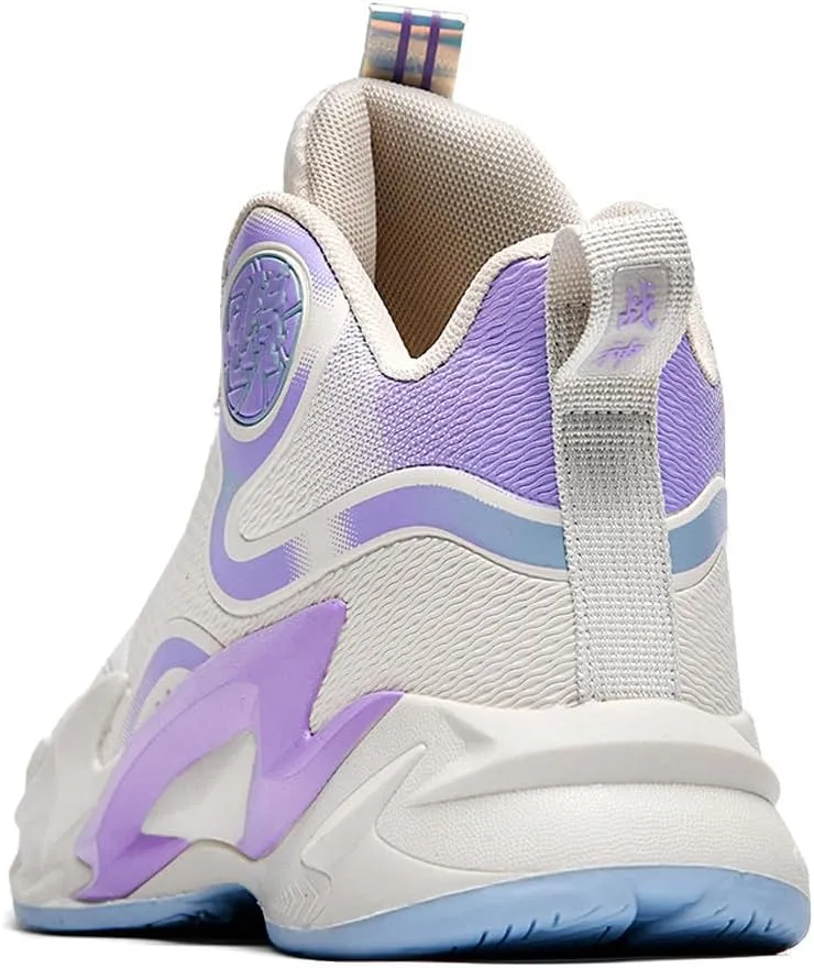 YAXE Unisex High Top Breathable Mesh Basketball Shoes Lightweight Shock Absorption and Training Sneakers